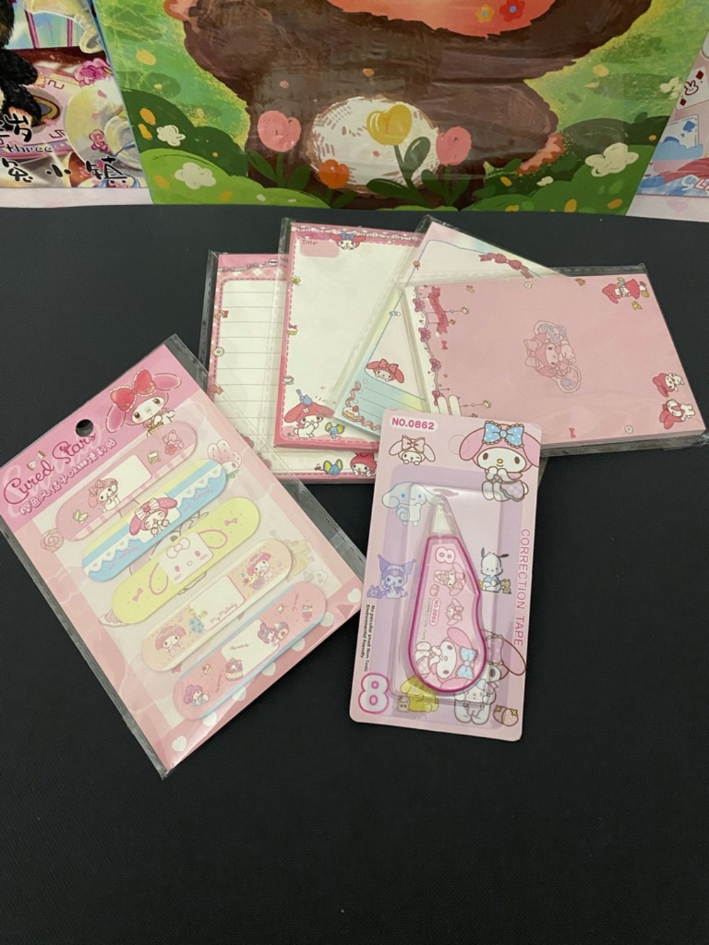 Sanrio My Melody Pink Pastel Stationery Set
